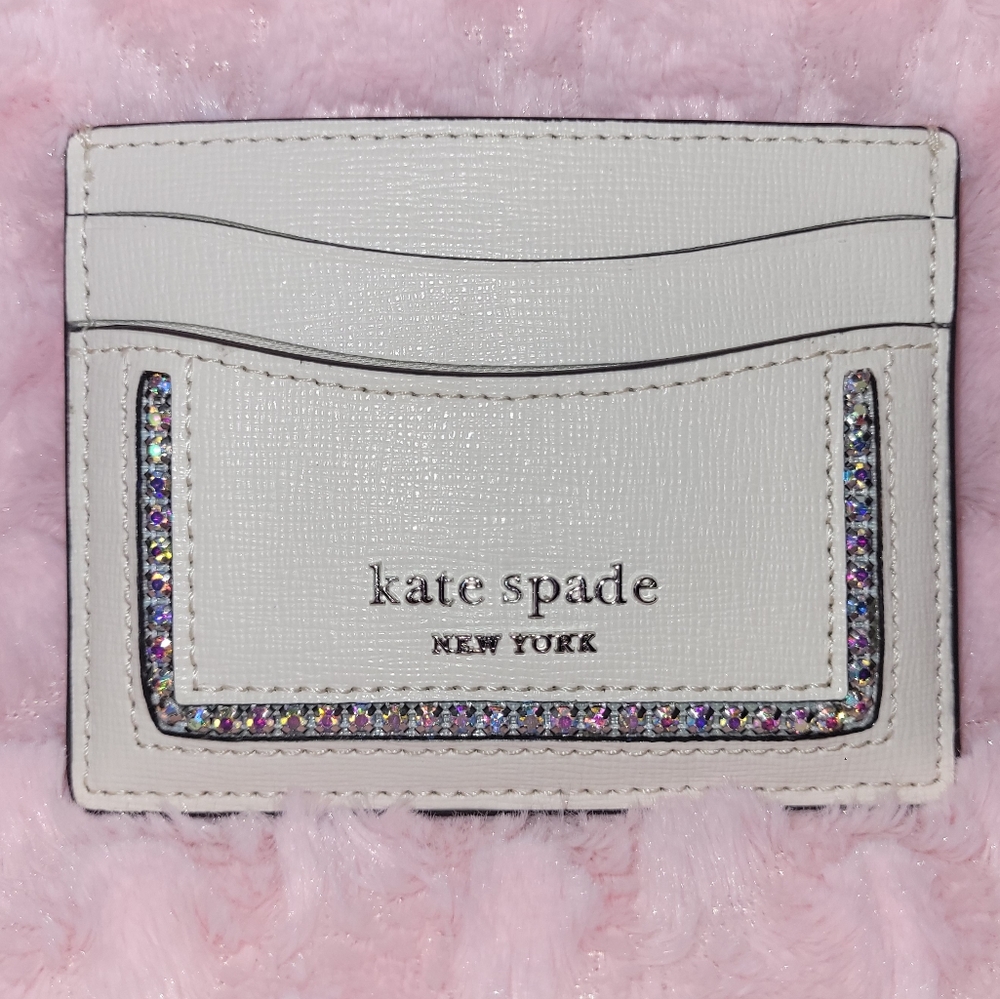 Kate Spade Crystal Inlay Card Wallet - Picture 14 of 17